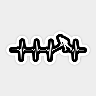 Hockey - Field Hockey Heartbeat Gift For Hockey Players Sticker